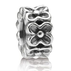 Pandora Retired Sterling Silver Aloha Spacer Bead - 790498
